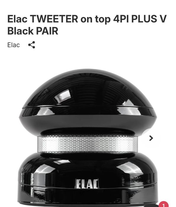 Super-tweeter ELAC 4Pi Plus V