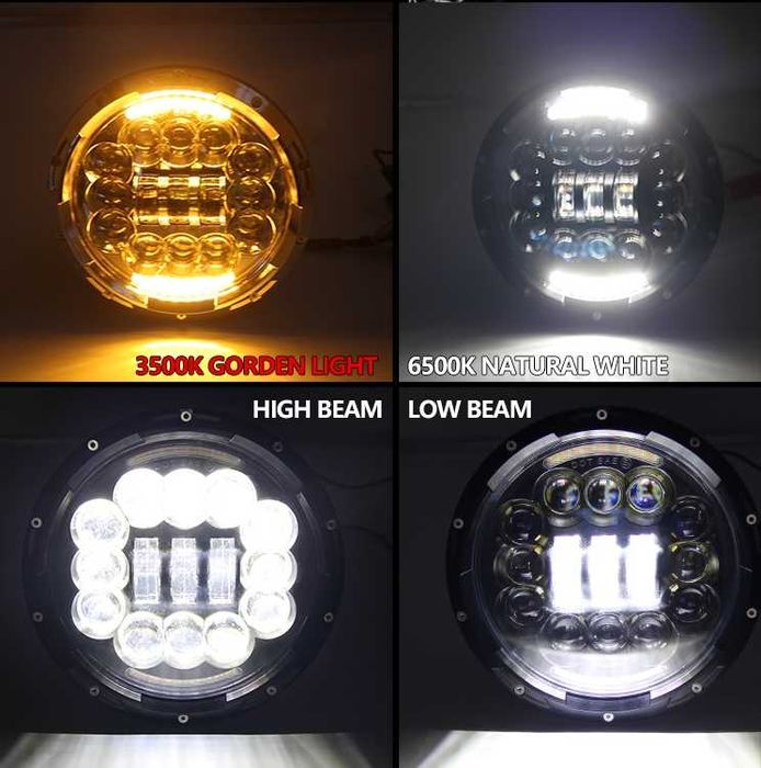 Set Faruri JEEP WRANGLER JK 2007-2017 Nissan Patrol “DARK”