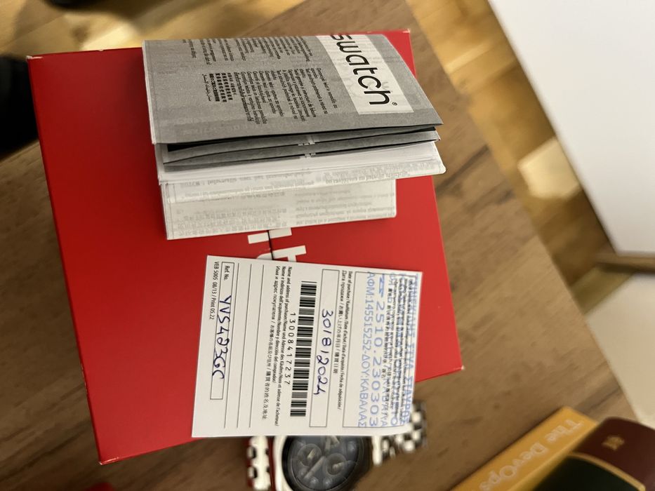 Swatch Chronograph Stainless steel като нов