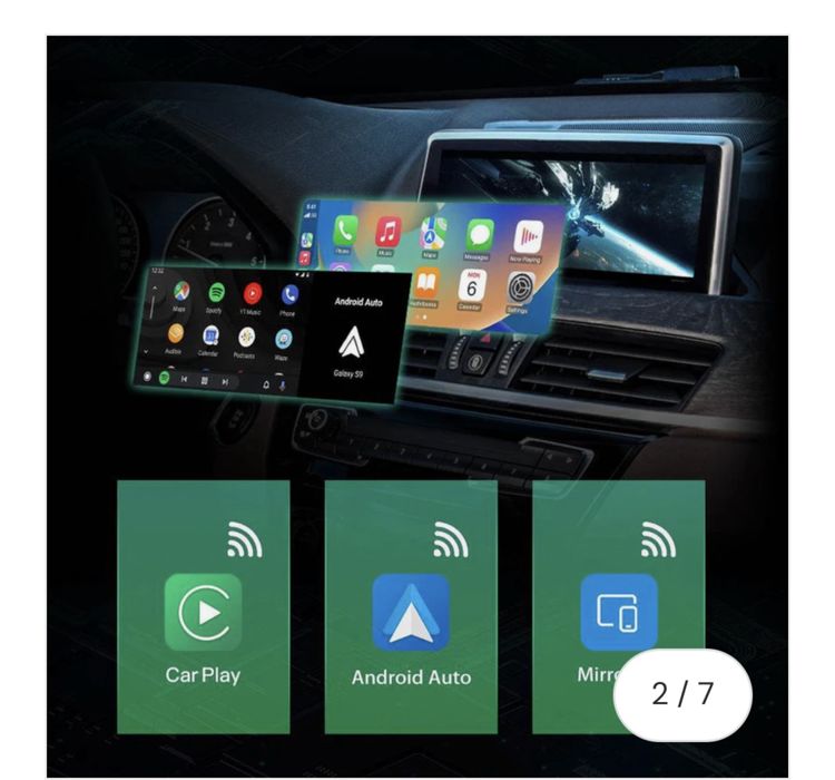 BMW Apple CarPlay MMI box интерфейс бмв F01 F10 F15 F30Android Auto
