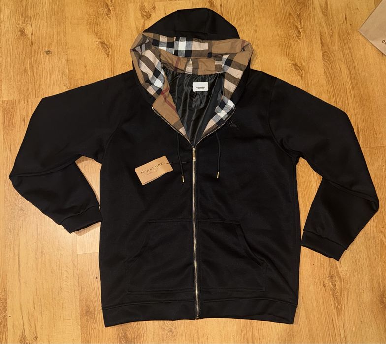 Burberry zip up hoodie