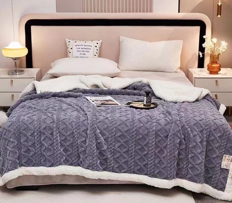 Плед барашек!ХИТ Продаж!пледы! Покрывало