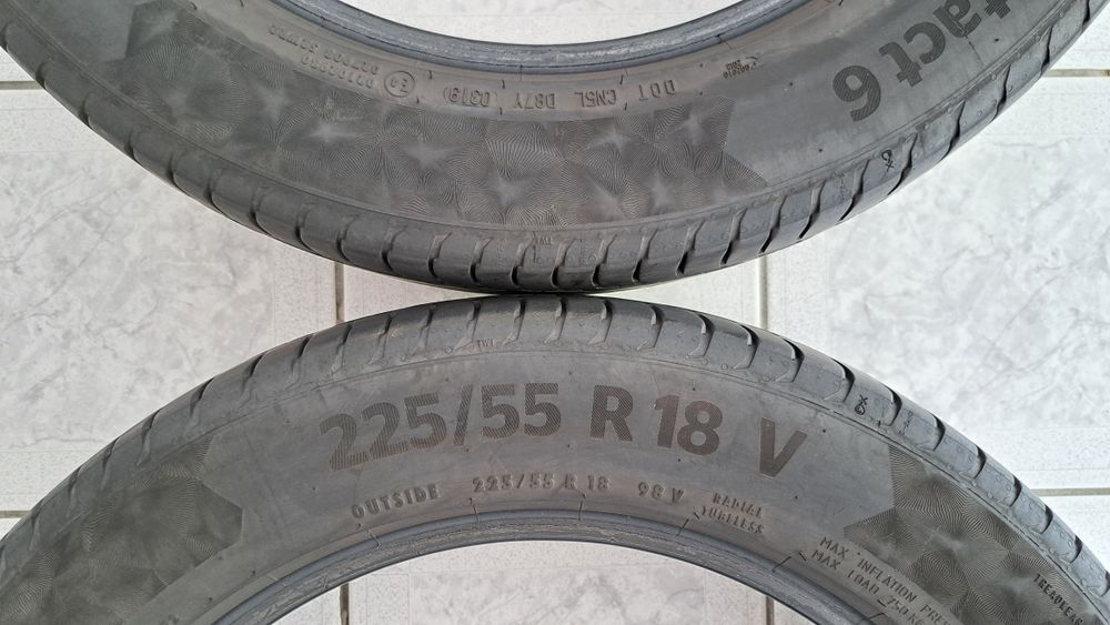 Anvelope VARA - 225 55 18 - CONTINENTAL Premium Contact 6 - DOT:0319