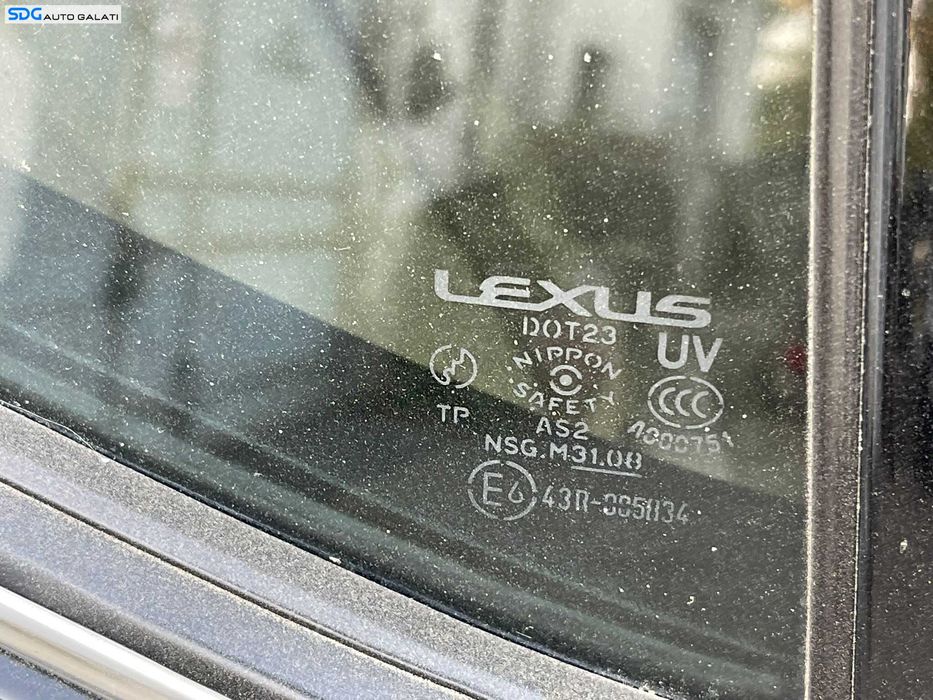 Geam Sticla Culisant de pe Usa Portiera Stanga Fata Lexus XE20 IS IS220 2005 - 2013 [C0631]