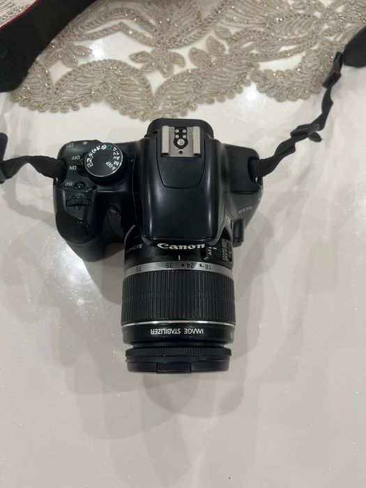 Canon 450 d 18-55efs 55-250 пълен комплект с чанта