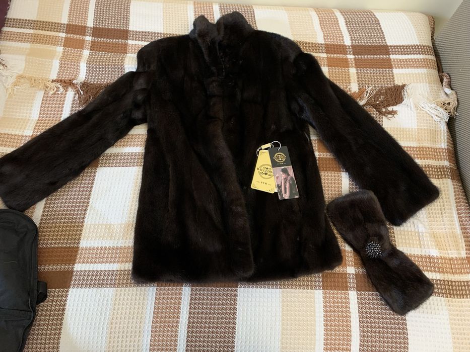 Шуба норковая укороченная