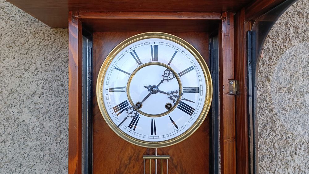 Голям стенен часовник - Carl Werner - Антика - 1900"г.