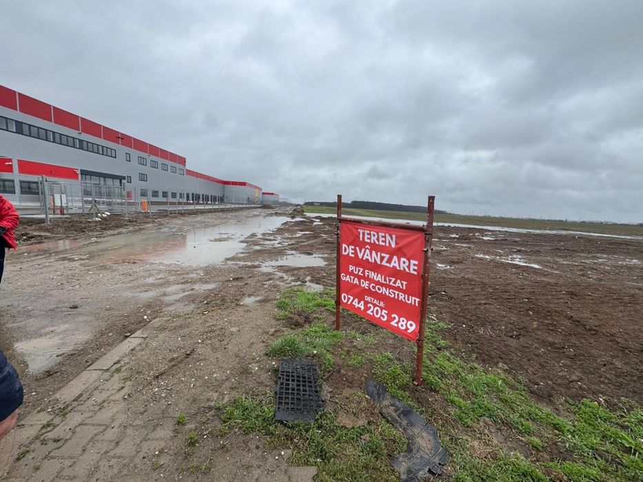 Teren de vanzare zona infustriala Dragomiresti-Deal cu PUZ FINALIZAT