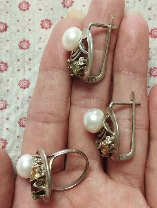 Набор из серебра, проба 925