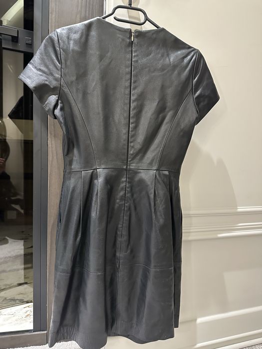 Massimo Dutti рокля естественна кожа