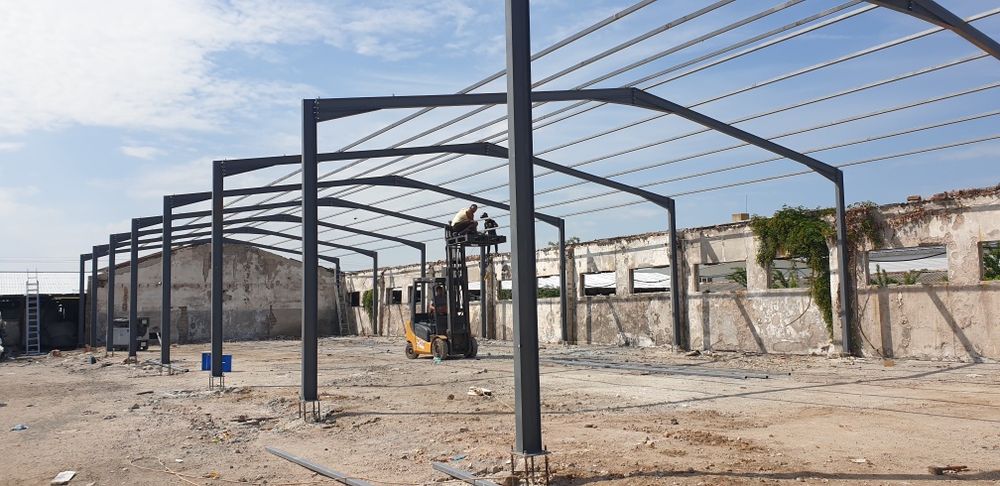 Vand hale metalica structura metalica