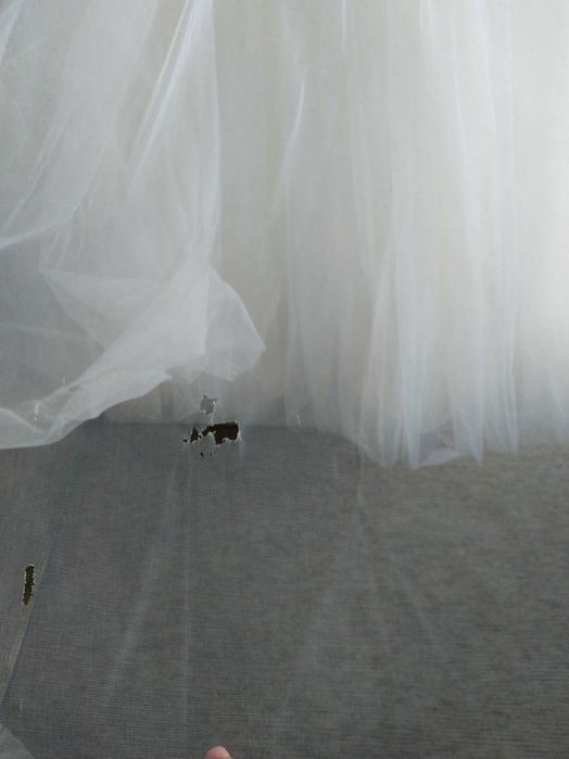 сватбена булченска рокля + було + обръч и подарък обувки