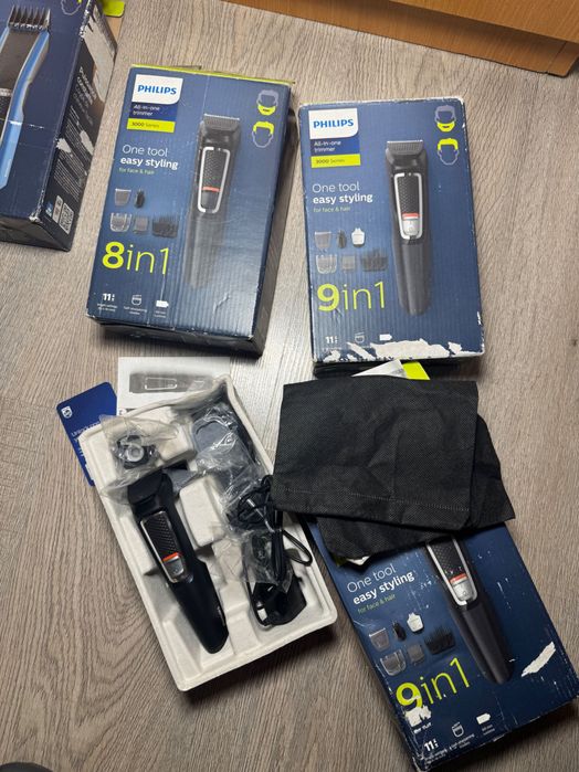 Триммер Philips машинка для волос для бороды волос носа и ушей