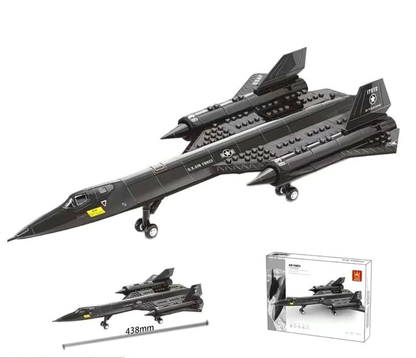 Конструктор лего боевой самолет SR71, лего самолет