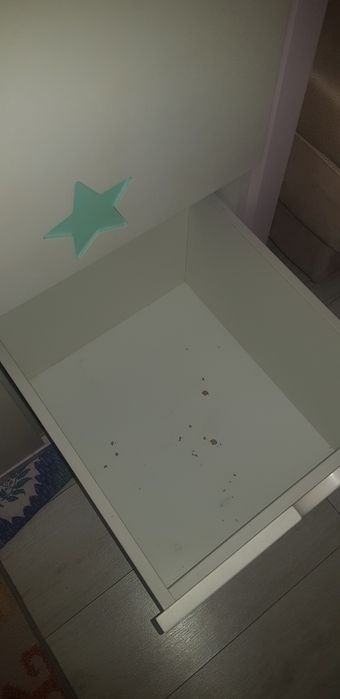 Комод детский розовый