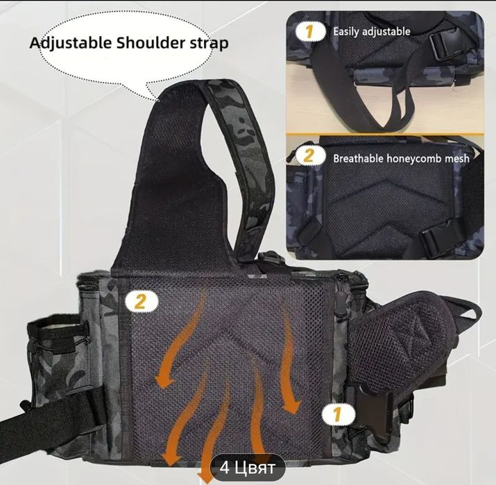 Намалена последна Чанта за спининг риболов