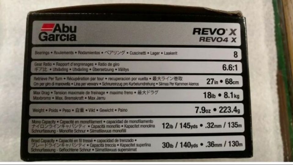 Мультипликаторная катушка Abu garsia Revo 4