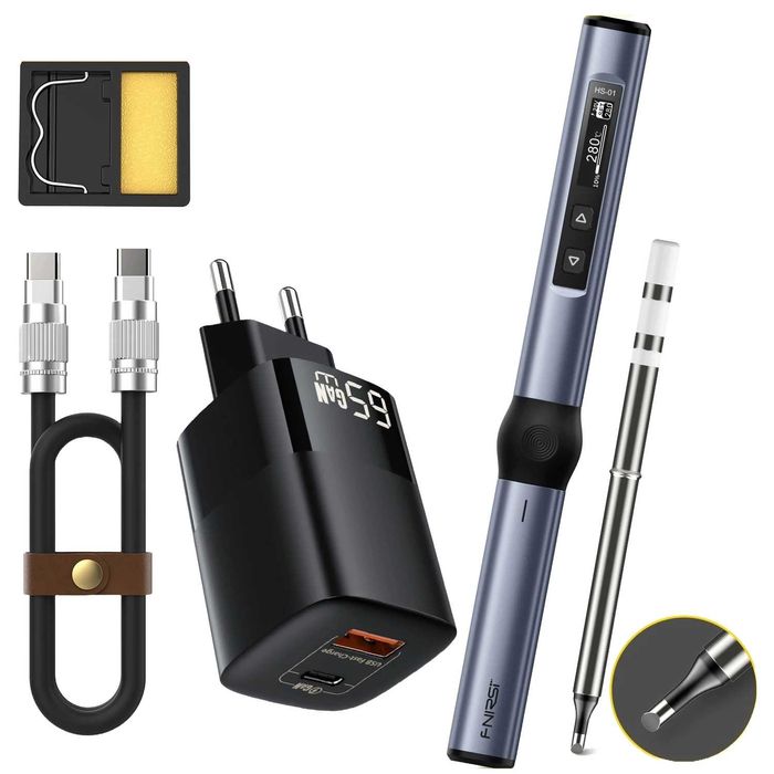 USB поялник PD 65W интелигентен с регулируема температура КИТ2