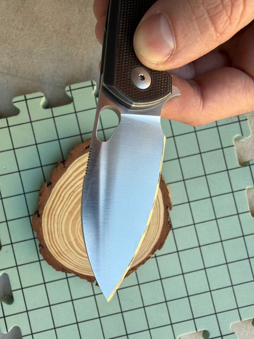 GiantMouse ACE Biblio Ti – Green Micarta (Lamnia Exclusive)