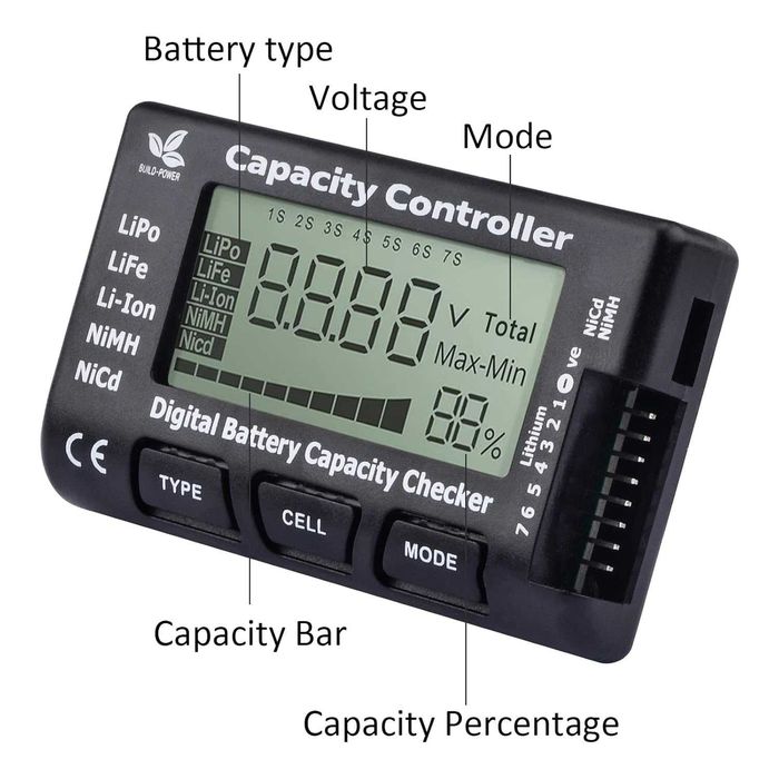 Цифров тестер за капацитет на батерията