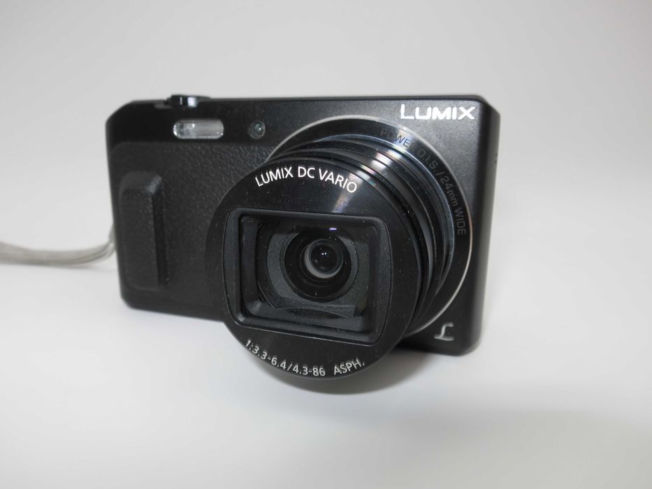 Panasonic LUMIX DMC TZ57 компактна дигитална камера с голям 20х оптичен зум, цифров фотоапарат 16mp и Full-HD видео с въртящ се селфи екран