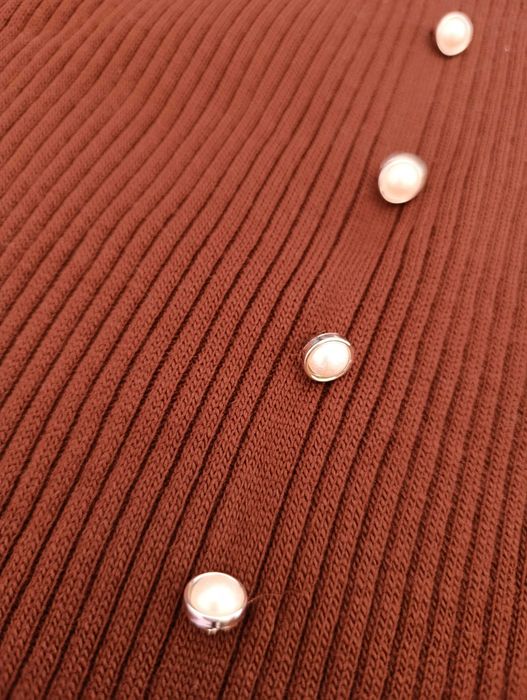 Дамска блуза шоколадово кафяво