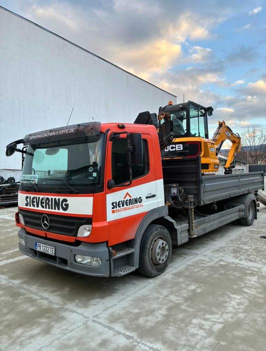 БАГЕР JCB 3.5t,САМОСВАЛ с кран 12t,БУС с борд