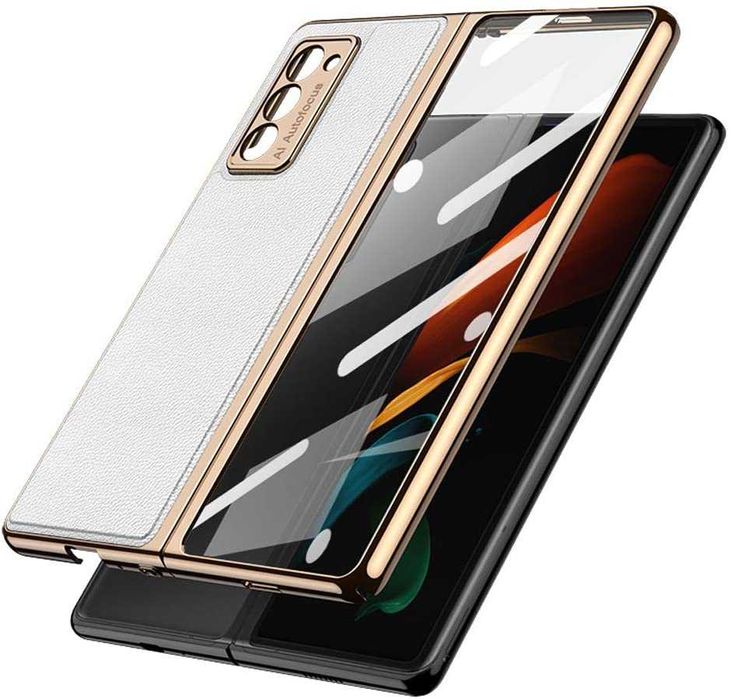 Huse premium+Folie full protectie fata spate SAMSUNG Galaxy Z Fold2 5G
