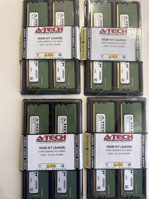 Серверная оперативная память ecc ddr4 64gb Kit (8x8GB)