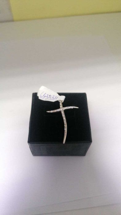 pandantiv aur alb 14k (m2) star amanet