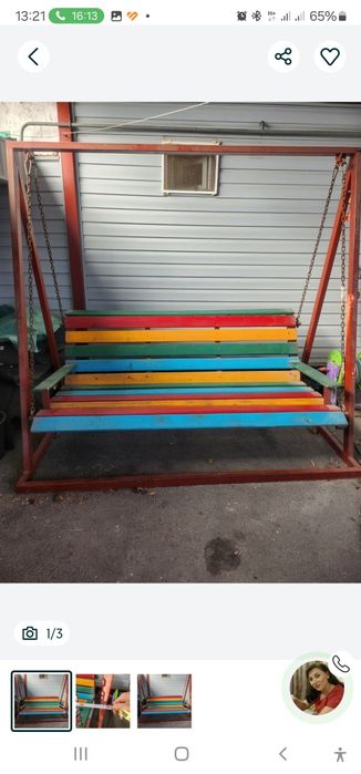 Продаю диван-качели на цепях — комфорт + настроение!

Хотите, чтобы