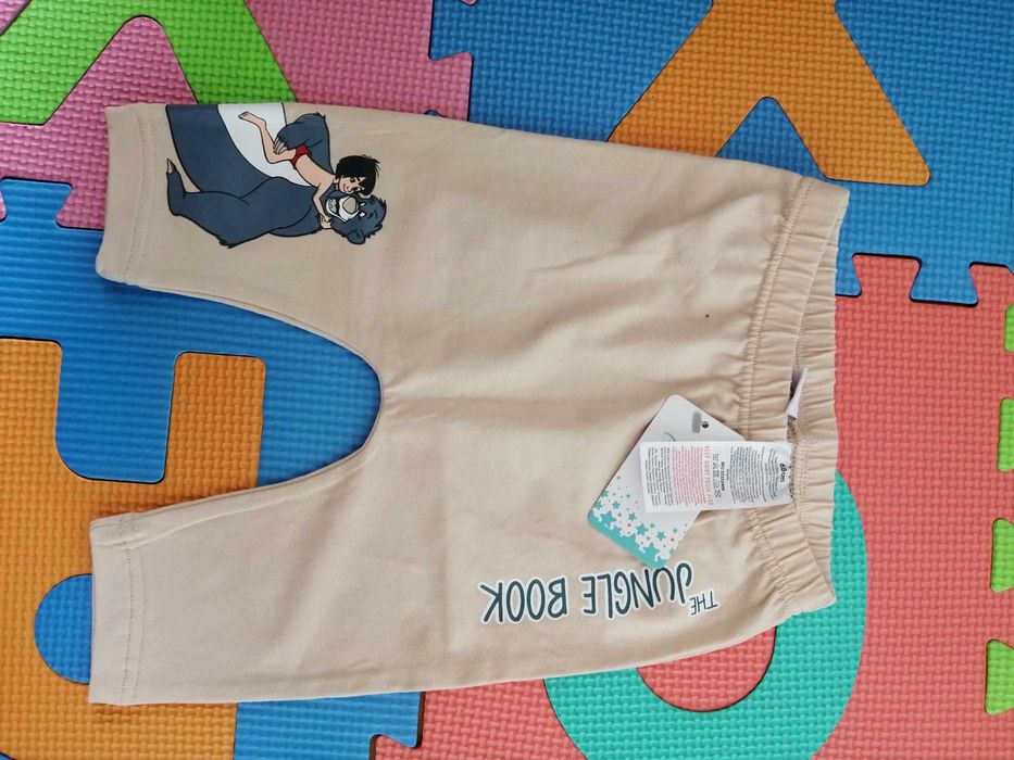 Нови бебешки дълги панталони от 0-3м. 62 см. и бебешки панталони 68 см