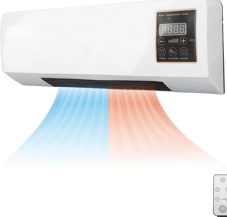 Aeroterma cu ventilator Rece/Cald  16-40 grade 1800W telecomanda