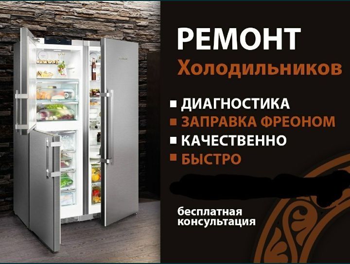 Ремонт холодильников Шымкент 24/7