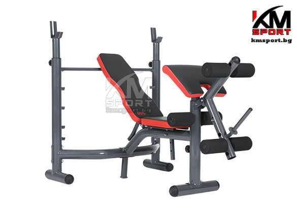 Нова Стабилна мултифункционална лежанка с плот за бицепс - Орион