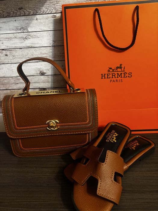 Geanta Chanel , culoare maro , calitate superioara