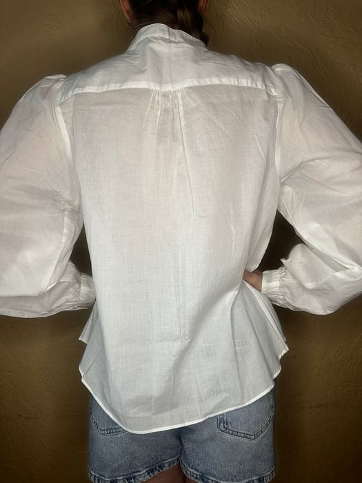 Блуза белая uniqlo