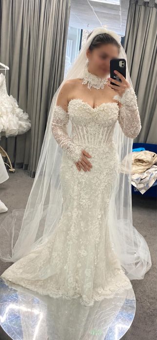 Vand rochie de mireasa 2in1!