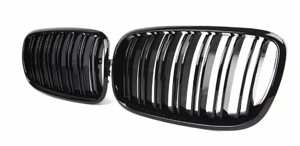 Двойни Бъбреци за BMW X5 X6 E70 E71 М бъбреци Бмв х5 х6 Черен гланц