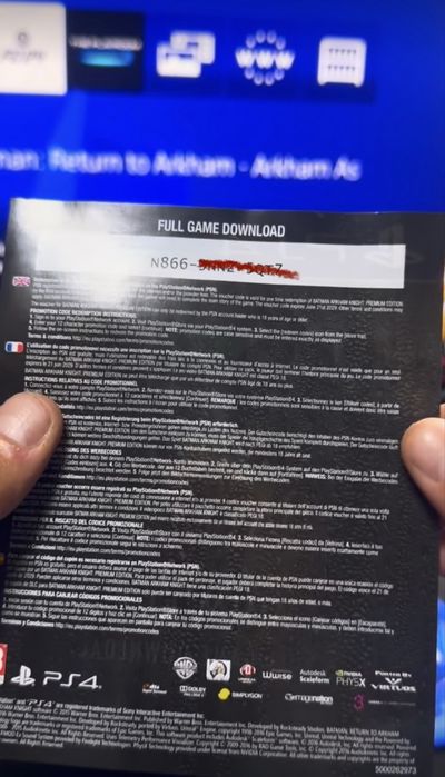 Batman arkham knight premium edition cod ps4/ps5 nou