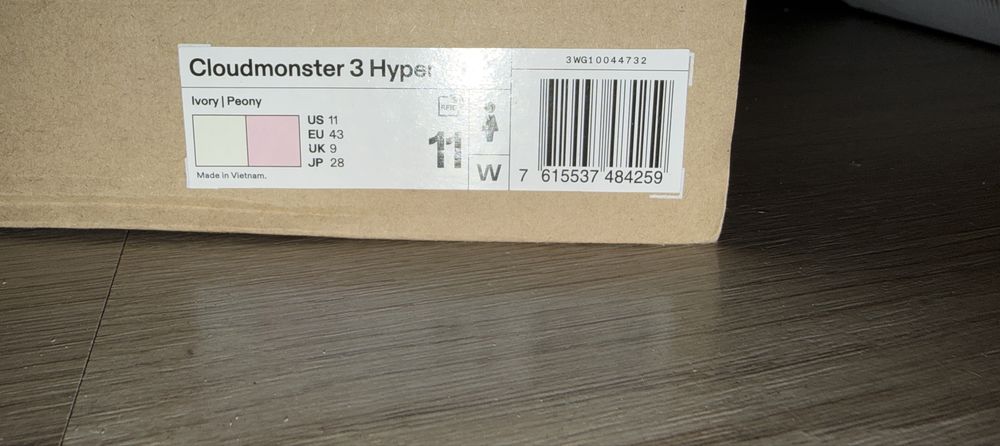 Чисто нови ON Cloudmonster 3 Hyper 43 номер, розови