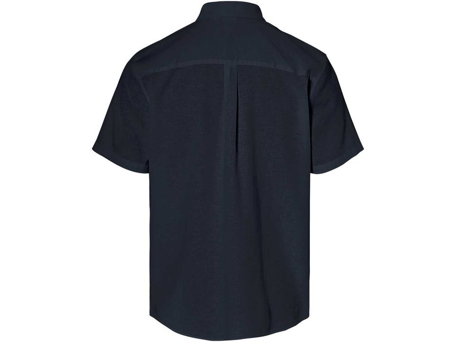 Camasa de in , M, BLEUMARIN, maneca scurta, NOUA sigilata din Germania