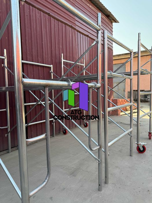 Заводские строительные леса, оцинковка, настил, труба Ø40×2.5мм, Китай