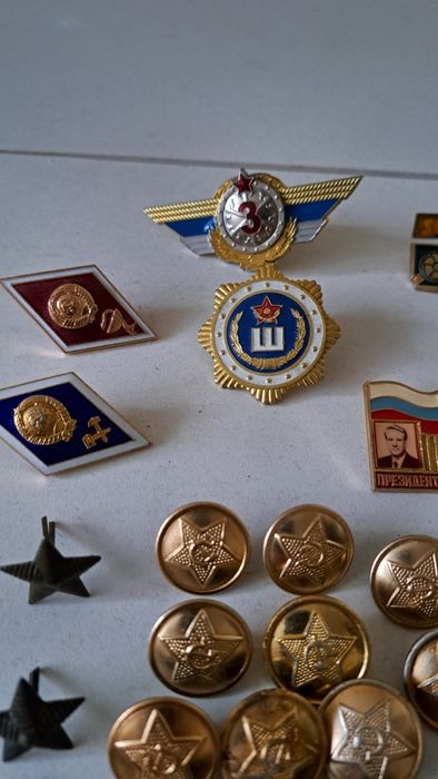 Значки пуговицы  из СССР.