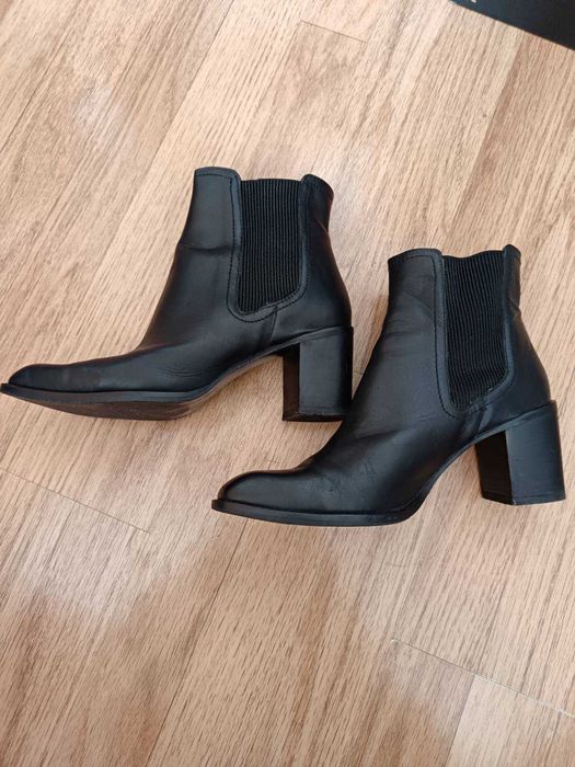 боти ZARA естествена кожа