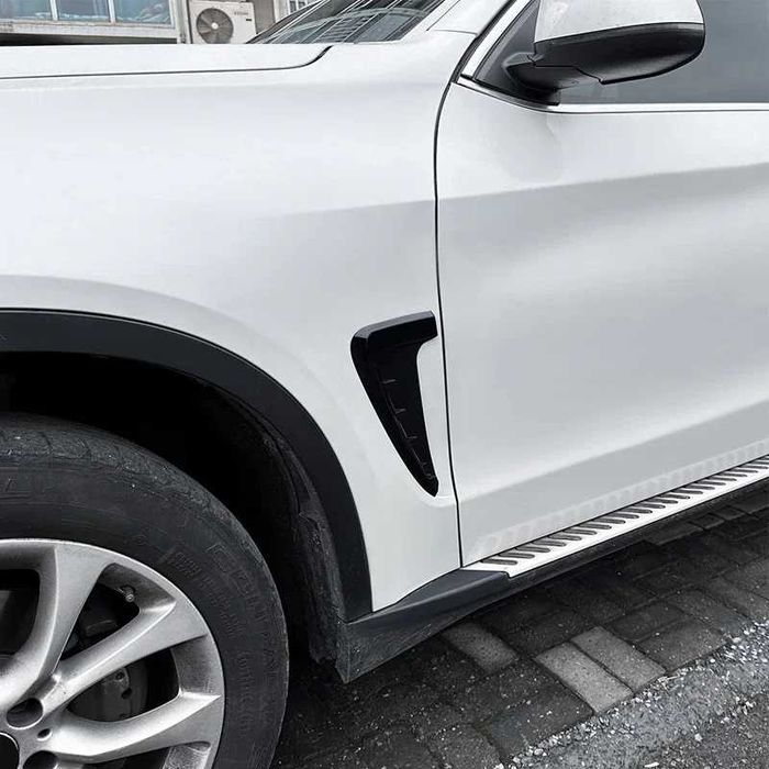 Set 2 Extensii Ornamente Aerisiri Aripi Aripa BMW X5 F15 Negru Lucios