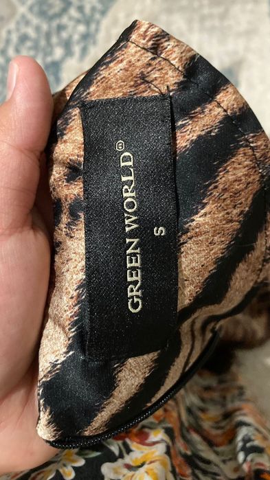 Тигровое платье нарядное