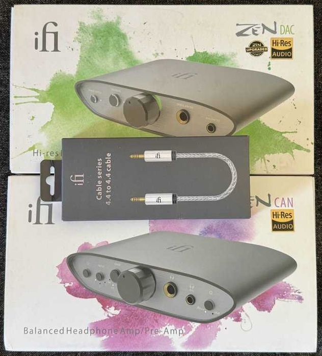 Stack ifi ZenDac V2 + ZenCan + cabluri balansate