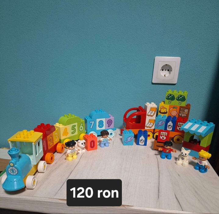 Lego duplo lot litere de camion plus trenuletul cu numere