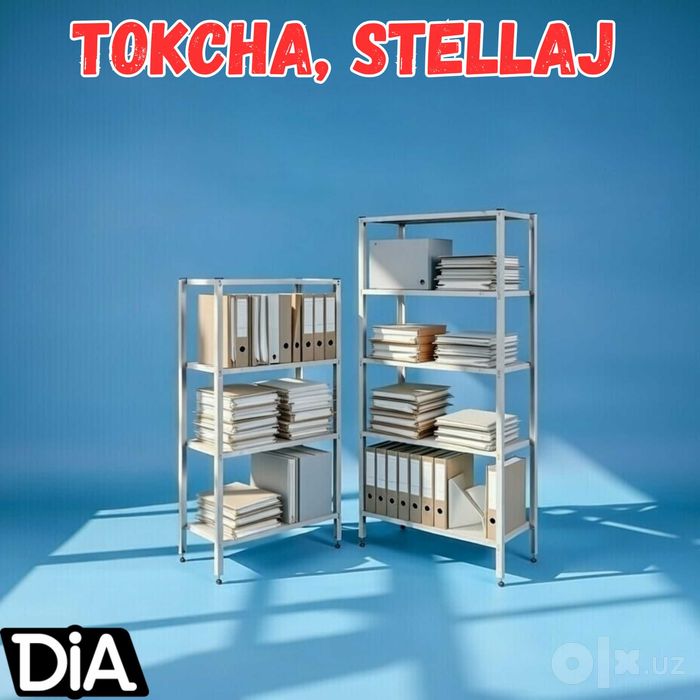 Arxiv stellaj, архивные стеллажи, metall tokcha ombor polka